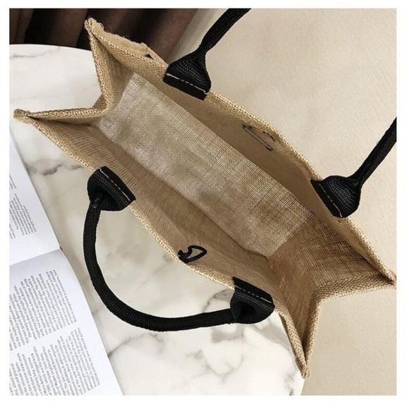 Hello Weekend Mode- Tassel Linen Shoulder Bag - Picture 8 of 8